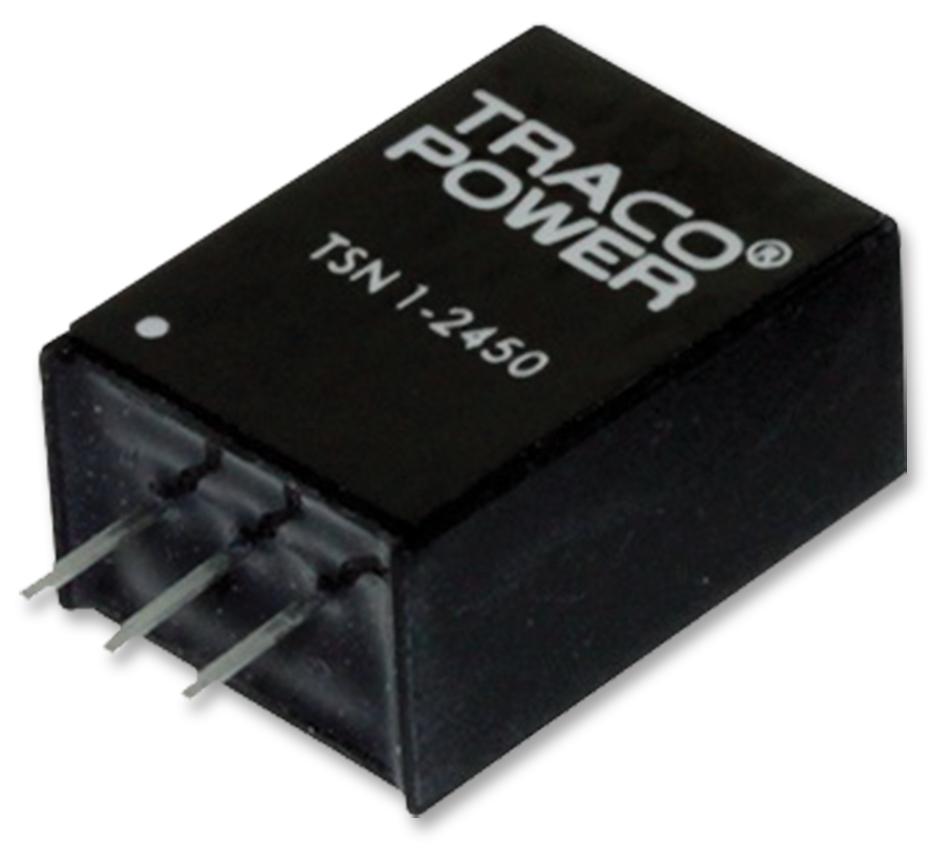 TSN 1-2450 DC-DC CONV, NON ISO POL, 1 O/P, 1A, -5V TRACO POWER