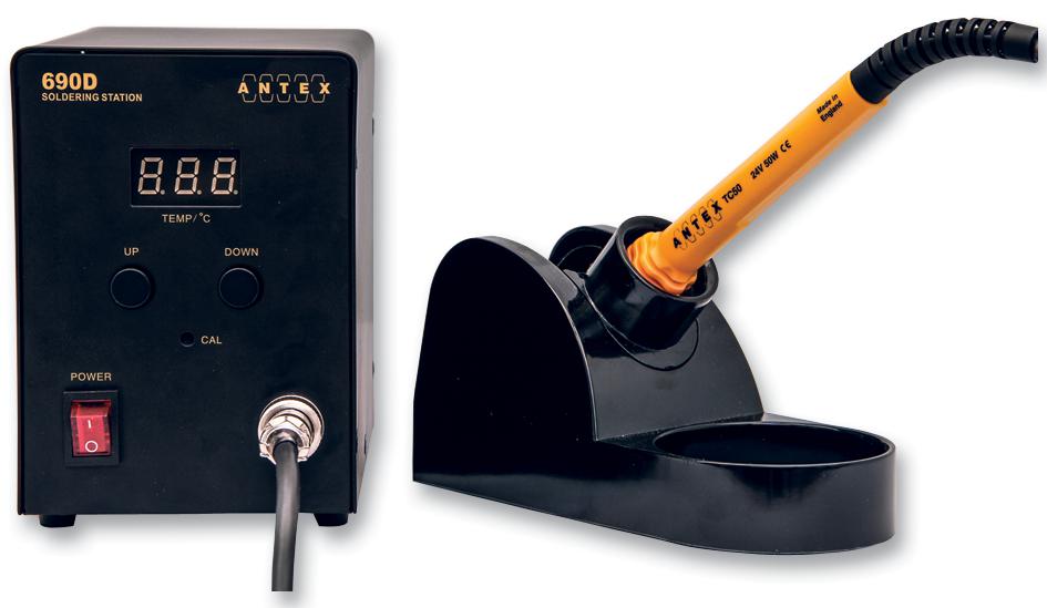690D EU SOLDERING STATION, 60W, 230VAC, EU PLUG ANTEX