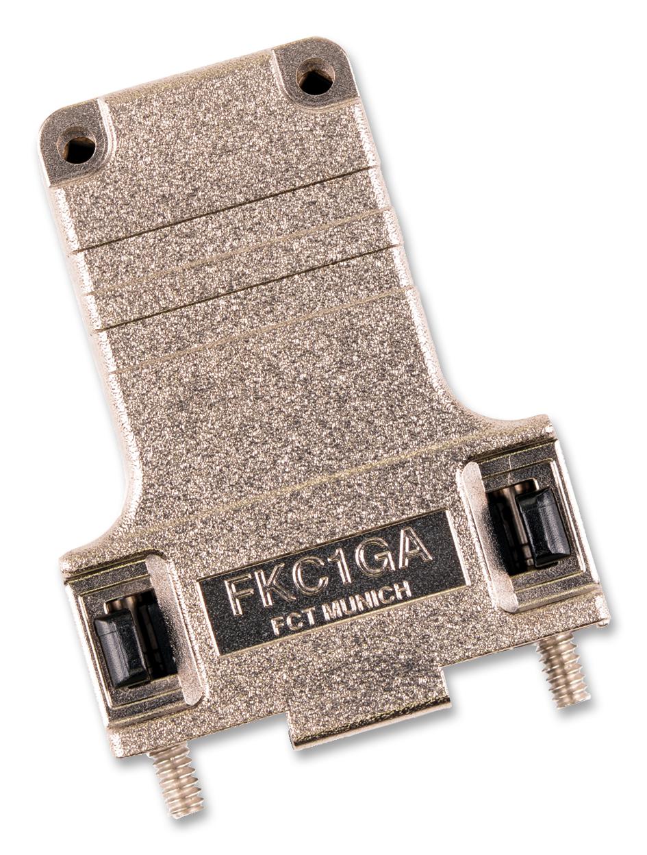 172704-0112 D-SUB BACKSHELL, DE, 180°, ABS MOLEX / FCT