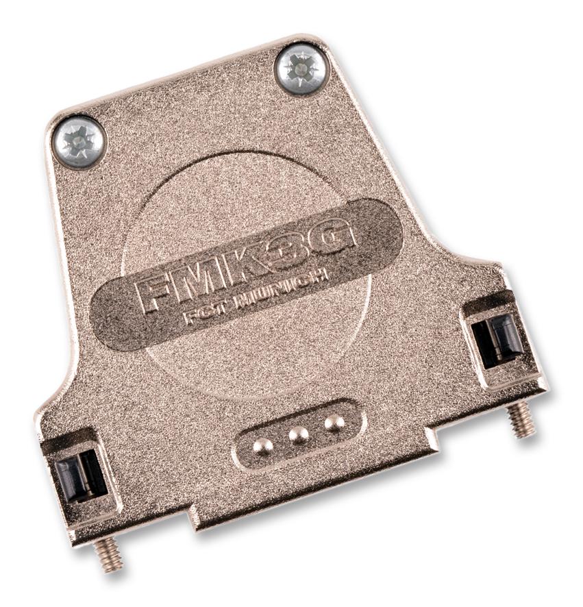 172704-0100 D-SUB BACKSHELL, DB, 180°, ZINC BODY MOLEX / FCT