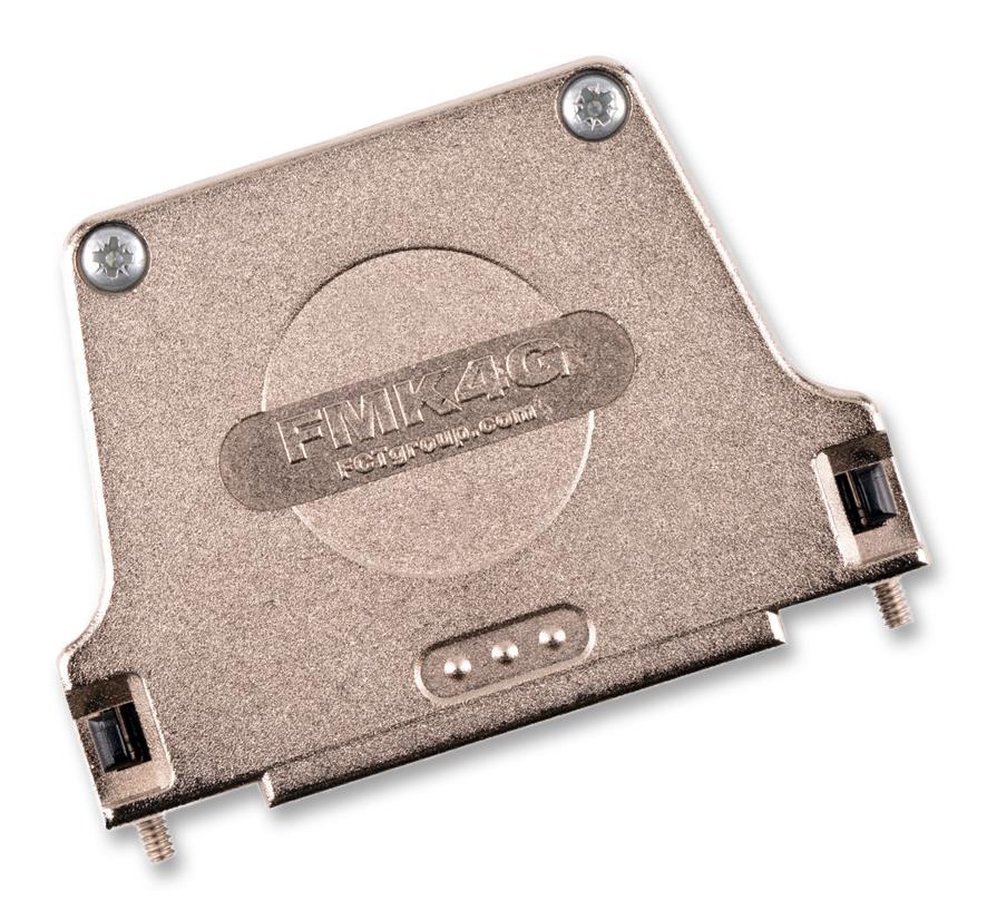 172704-0102 D-SUB BACKSHELL, DC, 180°, ZINC BODY MOLEX / FCT