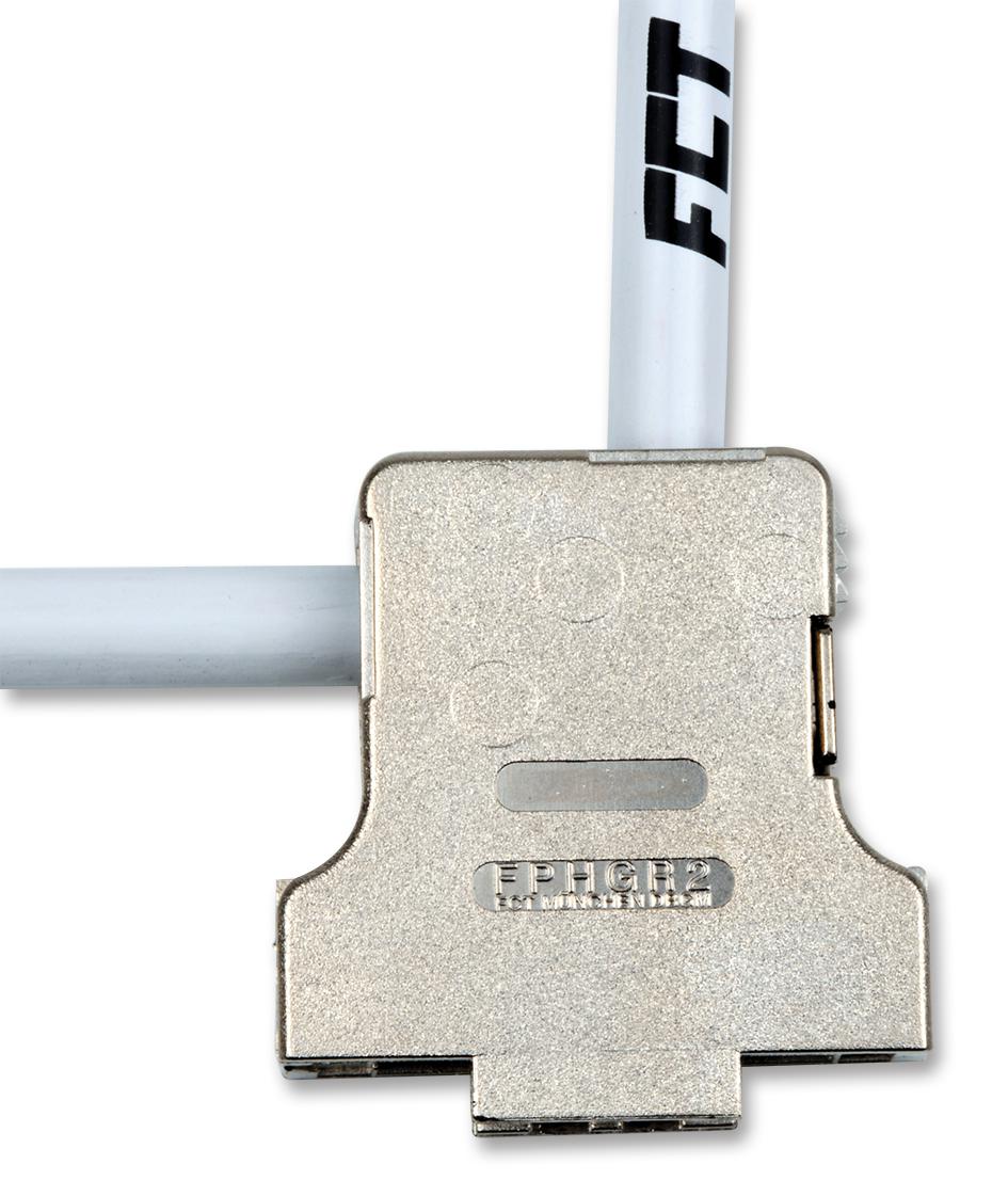 172704-0115 D-SUB BACKSHELL, DA, 180°, PLASTIC BODY MOLEX / FCT