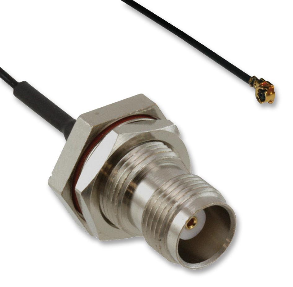 336209-13-0250 COAXIAL CABLE, 1.32MM, AMC-TNC, 0.25M AMPHENOL CONNEX