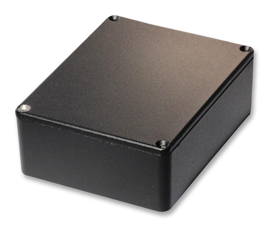 1590BBSBK INSTRUMENT ENCLOSURE, ALUM ALLOY, BLACK HAMMOND