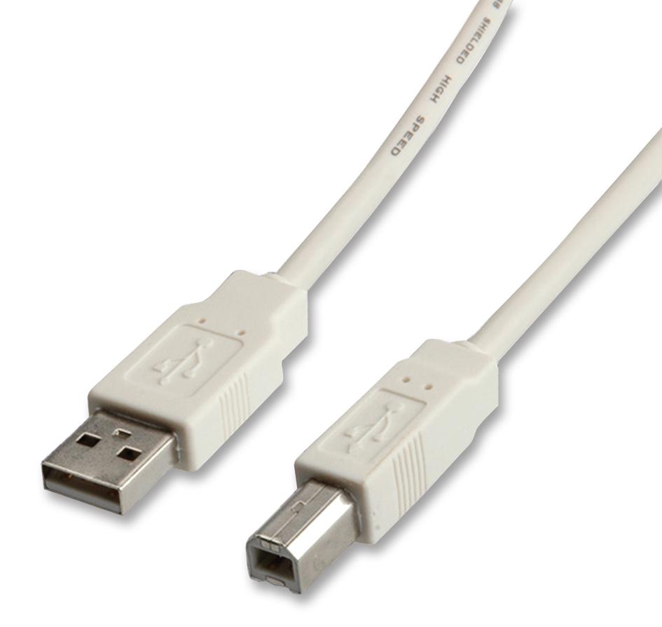 11.99.8831 COMPUTER CABLE, USB2.0, 3M, WHITE MULTICOMP