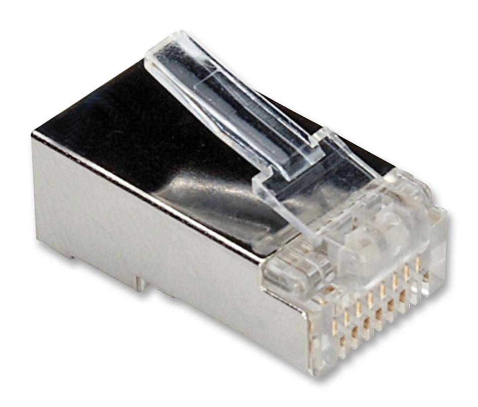 21.17.3061 CONN, RJ45, PLUG, SHLD, 1PORT, 8P8C,PK10 ROLINE
