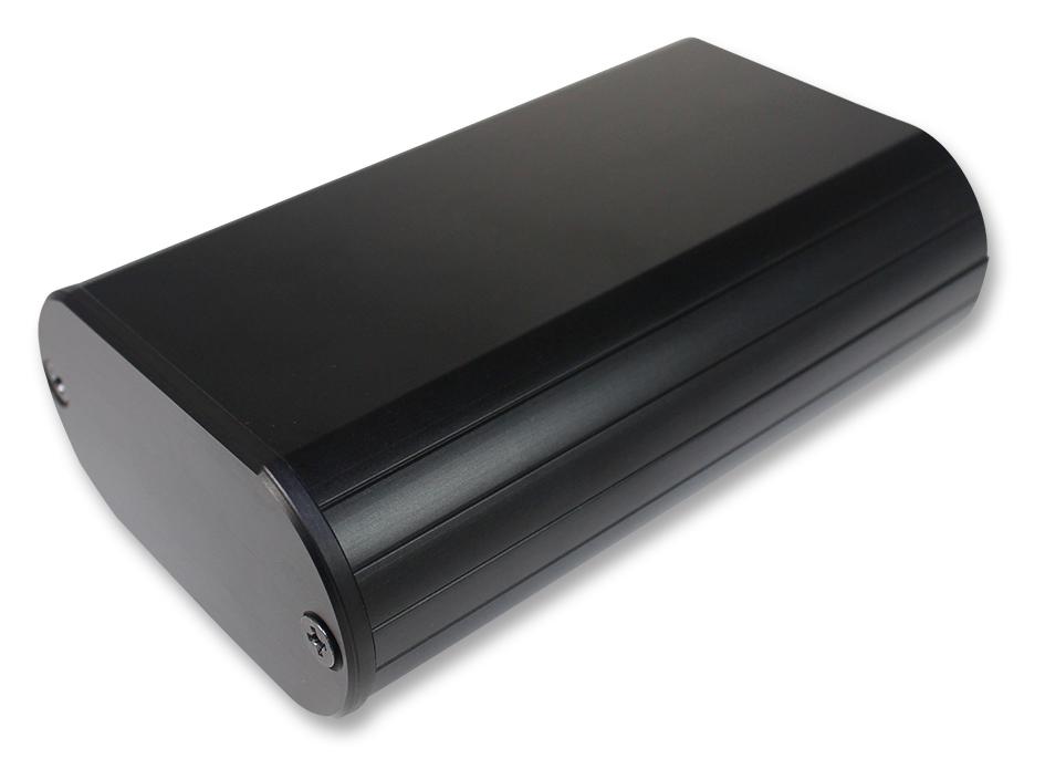 MXA4-7-11BBP PCB BOX ENCLOSURE, ALUMINIUM, BLACK TAKACHI