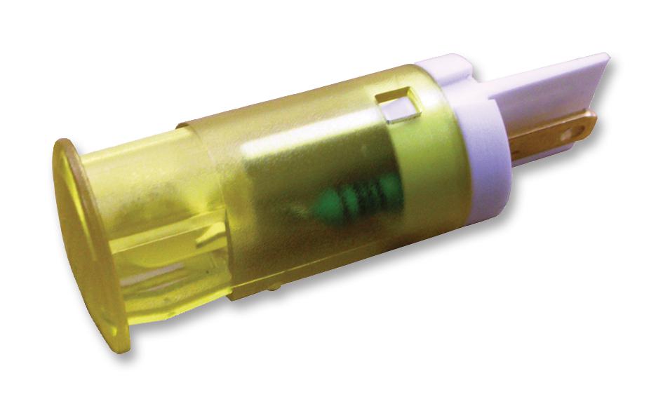 QS121XXHY110 INDICATOR, LED PANEL MNT, 12MM, YELLOW APEM
