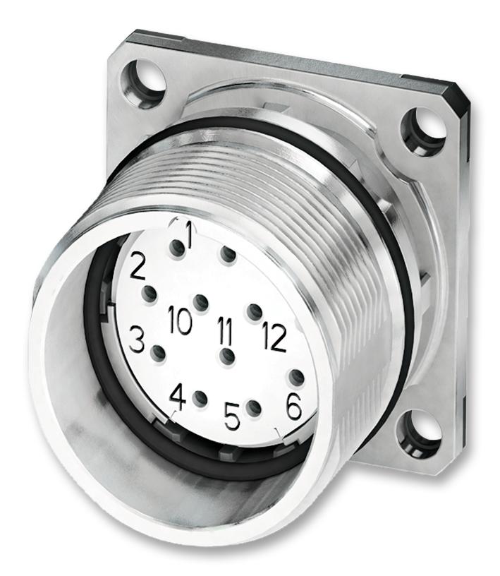 1619961 CIRCULAR CONNECTOR, RCPT, 17POS, PANEL PHOENIX CONTACT