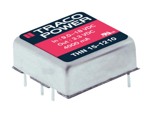 THN 15-4812 DC-DC CONVERTER, 12V, 1.3A TRACO POWER