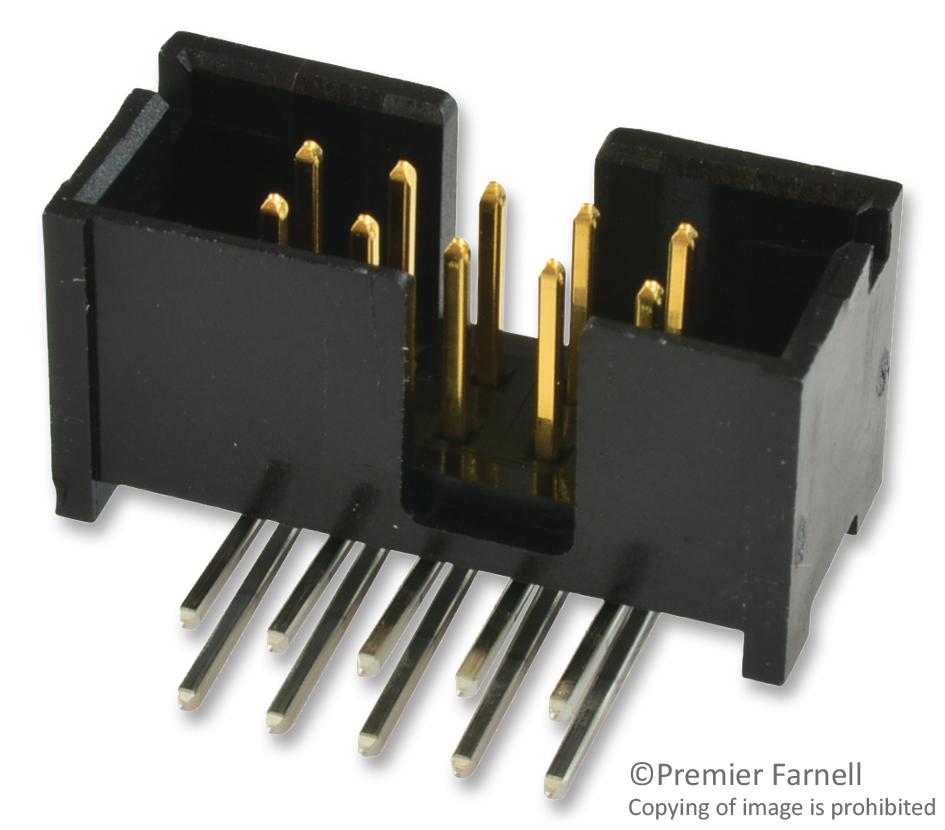 5103310-1 CONNECTOR, HEADER, 10POS, 2ROW, 2.54MM AMP - TE CONNECTIVITY