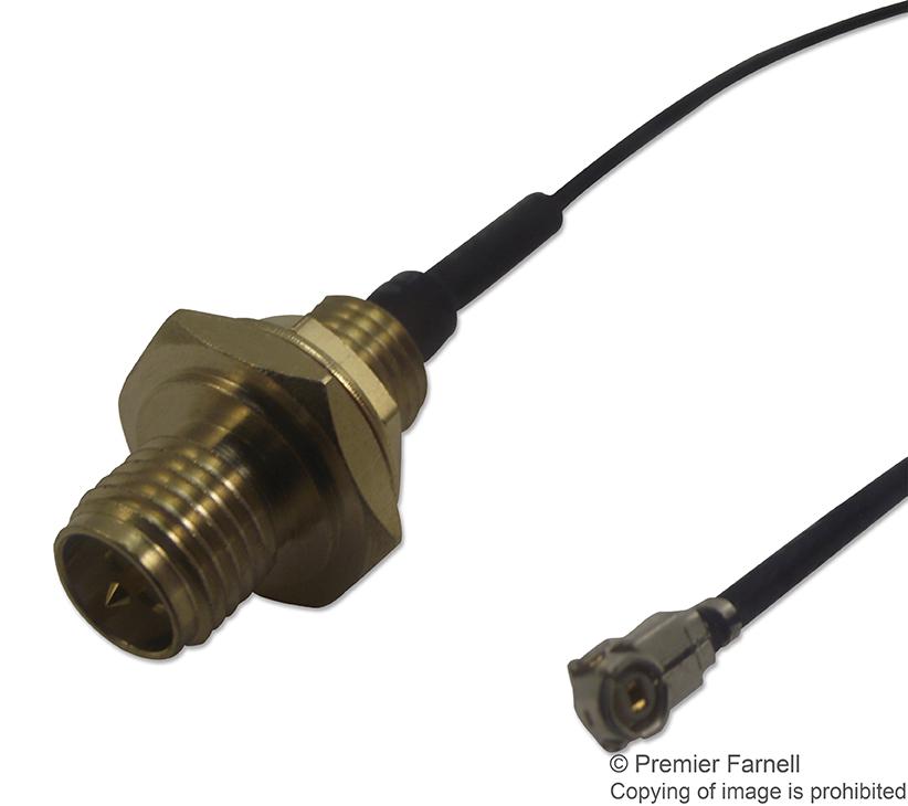 MC000798 IP67 REAR-LOCK RPSMA-U.FL, 100MM MULTICOMP PRO