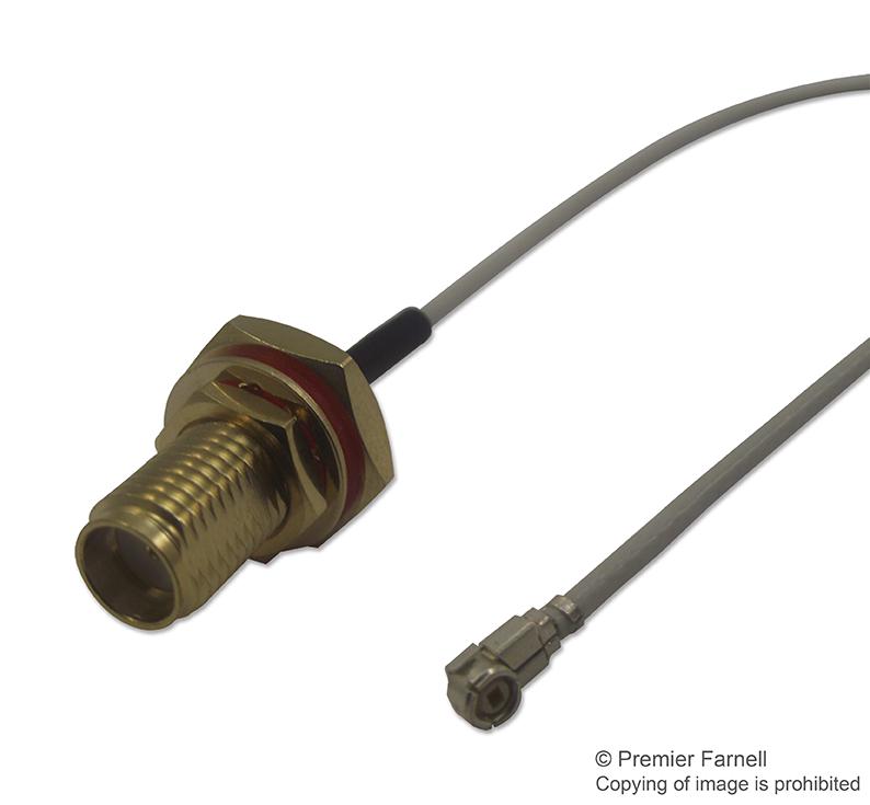 MC000823 RF COAXIAL CABLE, WHITE, IP67 SMA, 200MM MULTICOMP PRO