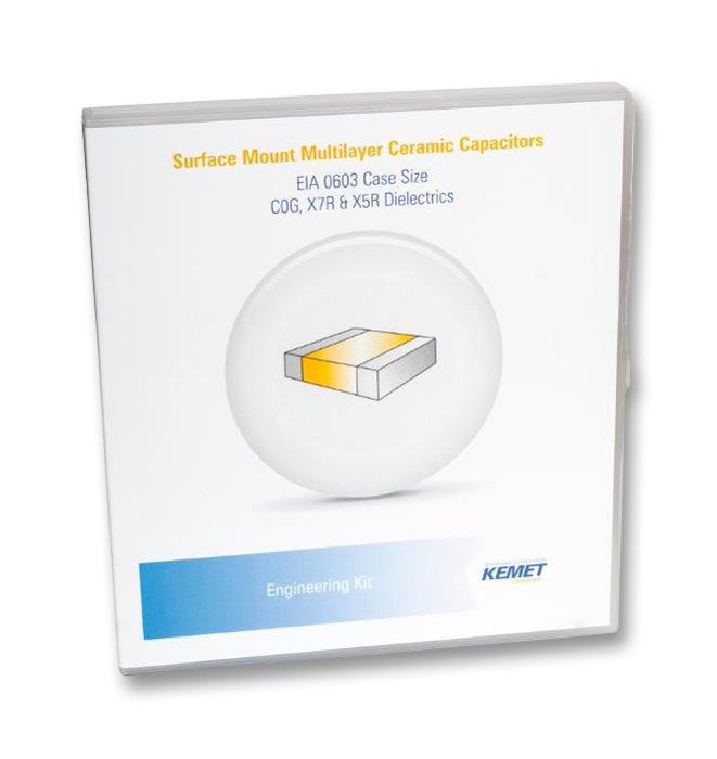 CER ENG KIT 29 MLCC SMD CAPACITOR KIT, 0603 KEMET