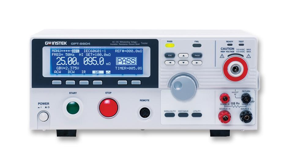 GPT-9804 VOLT/IR/GND BOND TESTER, 200VA GW INSTEK