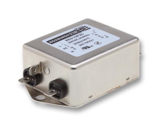 RES10F20 FILTER, POWER LINE, RFI, 20A, 740UA ROXBURGH EMC