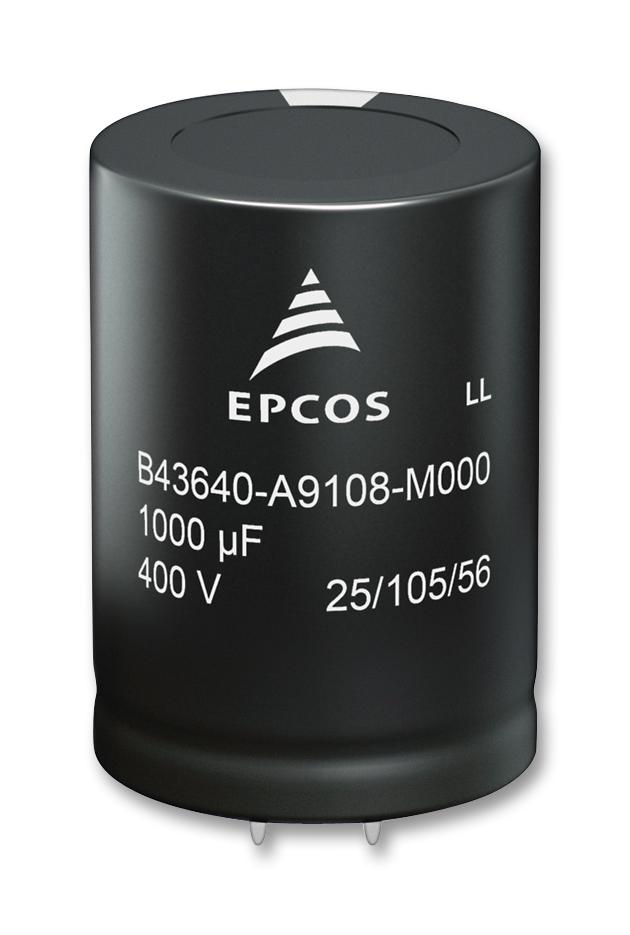B43640A9687M000 CAP, 680µF, 400V, ALU ELEC, SNAP-IN EPCOS