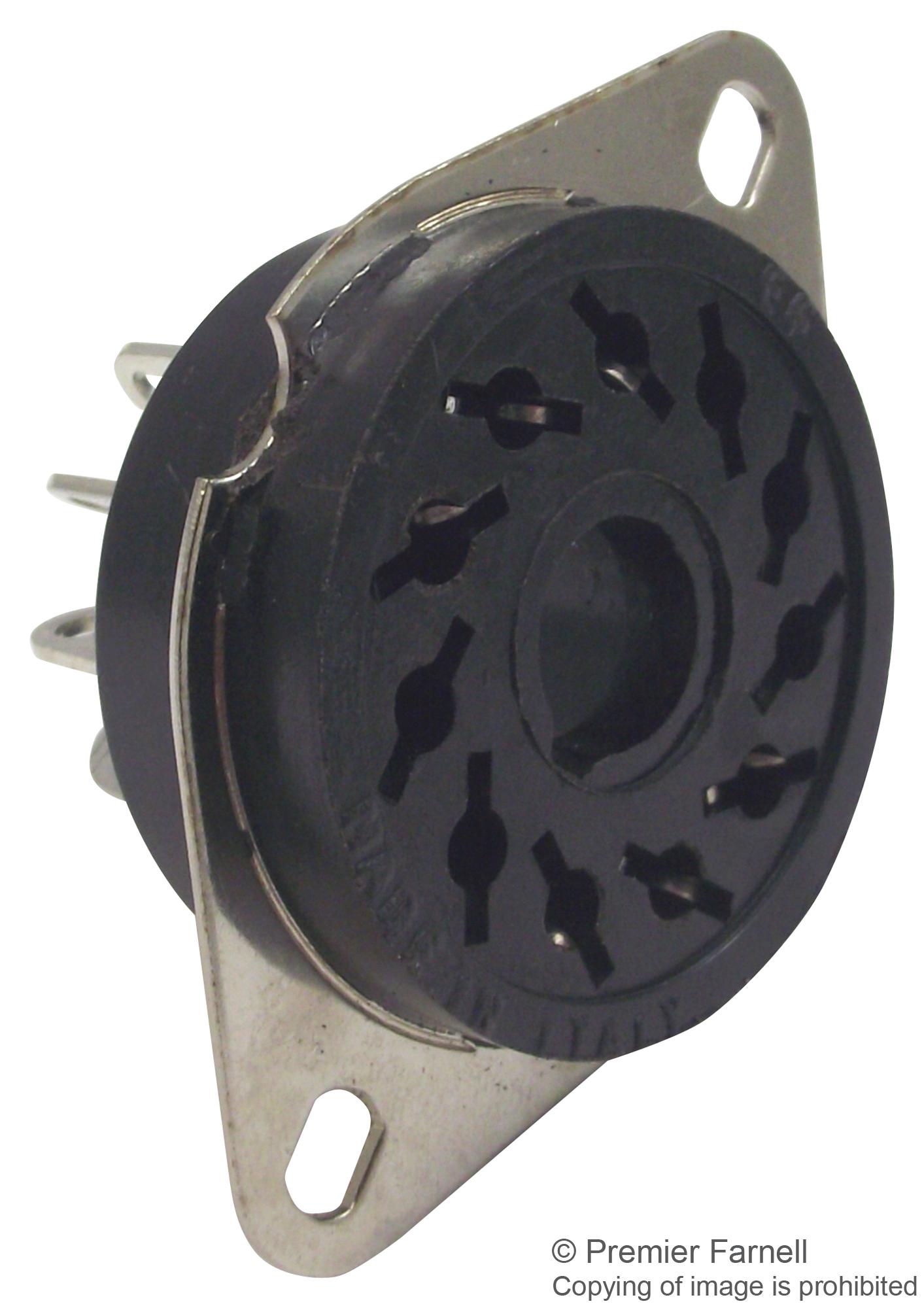 8-1415043-1 RELAY SOCKET, 11PIN, 10A, 240VAC, SOLDER AMP - TE CONNECTIVITY