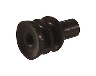2822352-1 RUBBER PLUG, NBR, 24-20AWG, BLACK AMP - TE CONNECTIVITY