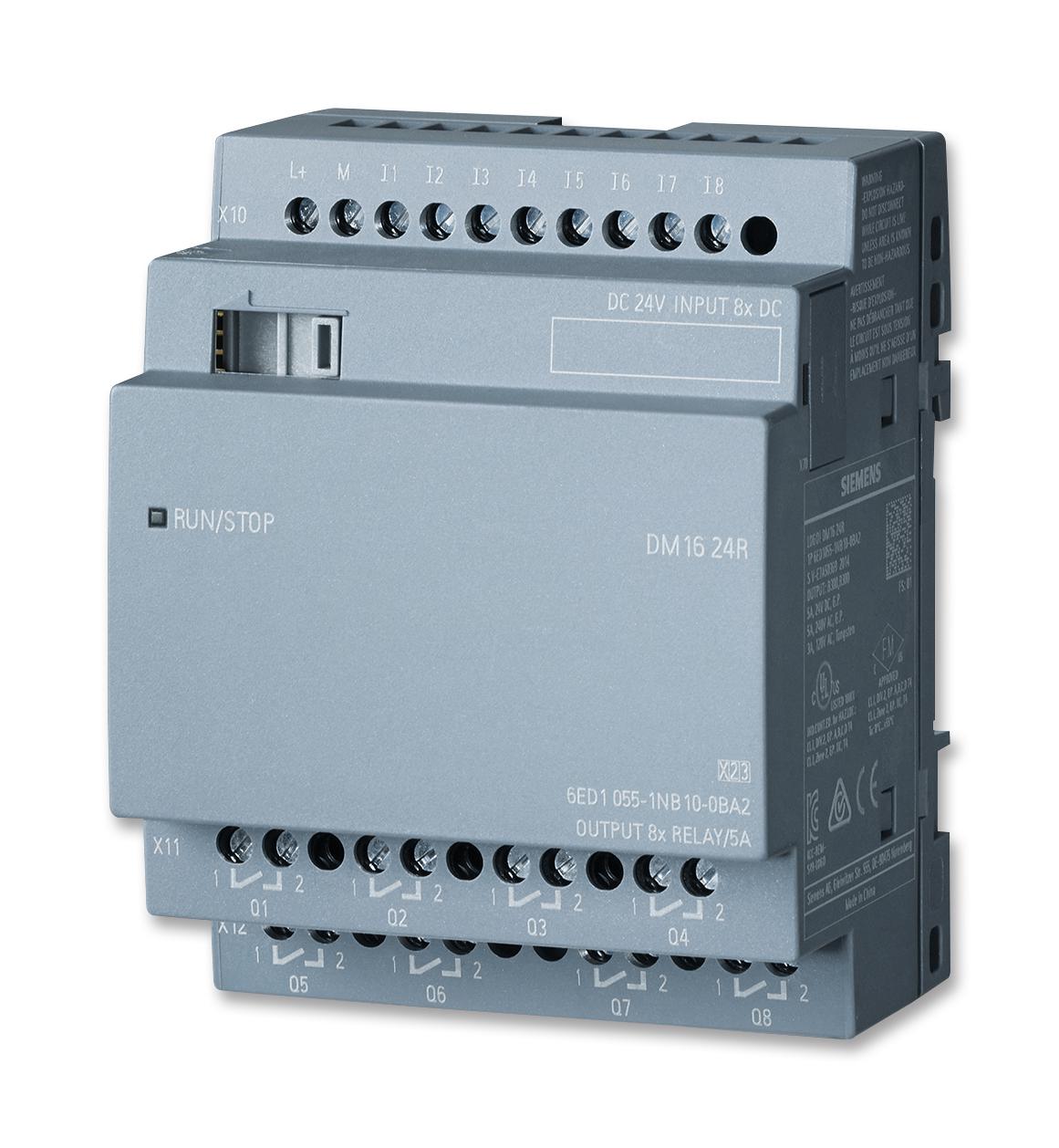 6ED1055-1NB10-0BA2 EXPANSION MOD, LOGO DM16, 8 I/P, 8 O/P SIEMENS