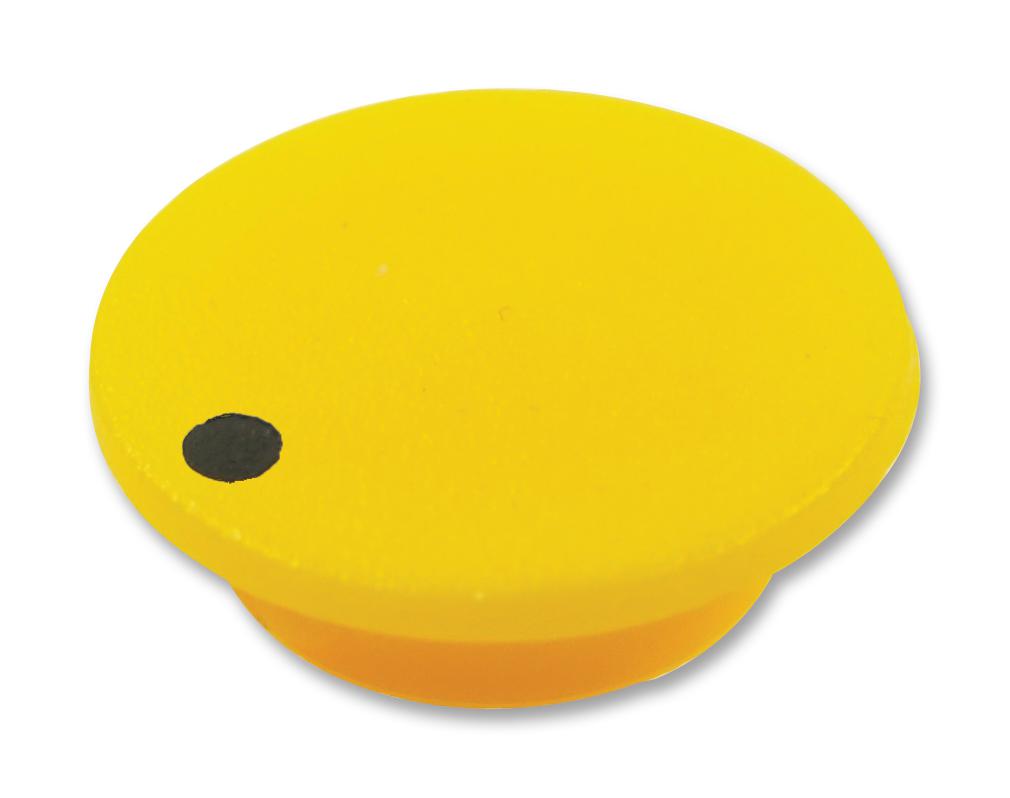 MPCL1752 CAP W/MARKER DOT, KNOB, K21, YELLOW MULTICOMP PRO