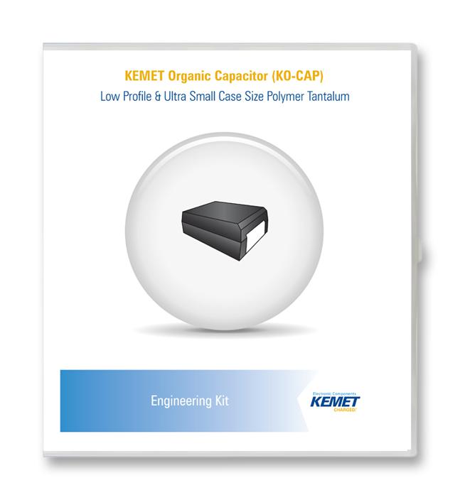 TAN ENG KIT 30 TANTALUM SMD CAPACITOR KIT, POLYMER KEMET