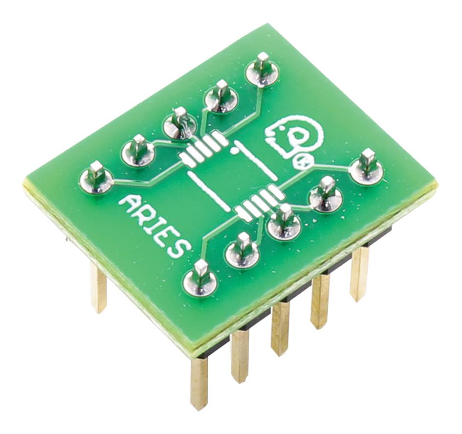 LCQT-MSOP10 IC ADAPTOR, 10MSOP TO DIP, 2.54MM ARIES