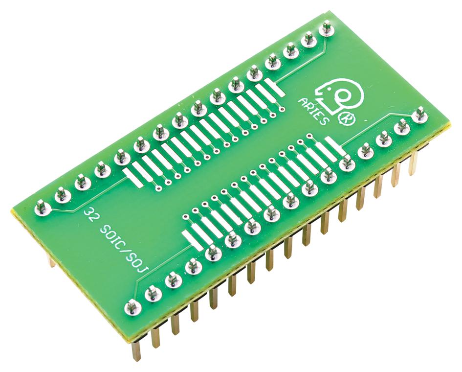 LCQT-SOIC32W IC ADAPTOR, 32-SOIC TO DIP, 2.54MM ARIES