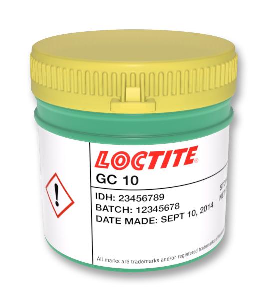 GC 10 SAC305T3 885V 52K 500G SOLDER PASTE, SN, AG, CU, 217DEG C, 500G LOCTITE