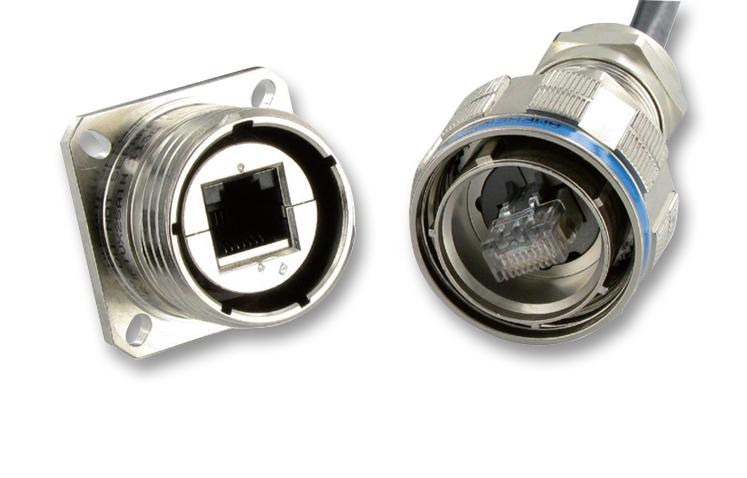 RJFTVX7SA1G ENET ADAPTOR, RJ45, JACK, 8P8C, CAT5E AMPHENOL SOCAPEX