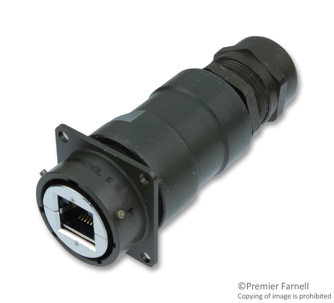 RJF2PEM1G ENET ADAPTOR, RJ45, JACK, 8P8C, CAT5E AMPHENOL SOCAPEX
