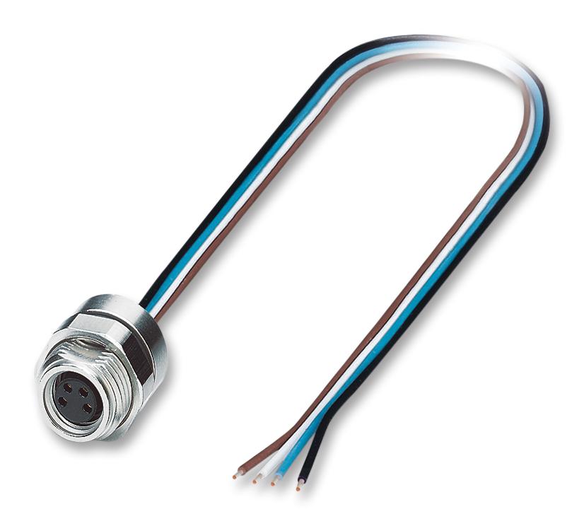 SACC-DSI-M 8FS-4CON-M12/0,5 SENSOR CORD, 4P, M8 RCPT-FREE END, 0.5M PHOENIX CONTACT