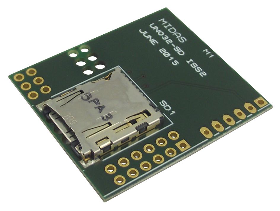 UNO32-SD DAUGHTER BOARD, SD-CARD, CHIPKIT UNO32 MIDAS