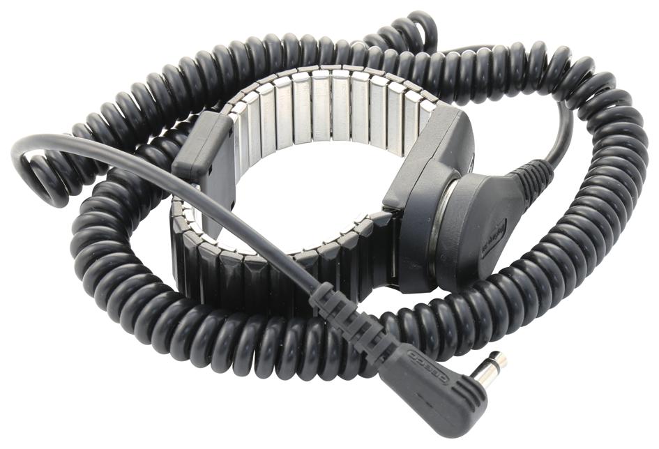 229625 ADJ WRIST STRAP, METAL, 10MM STUD, 2M DESCO EUROPE (FORMERLY VERMASON)