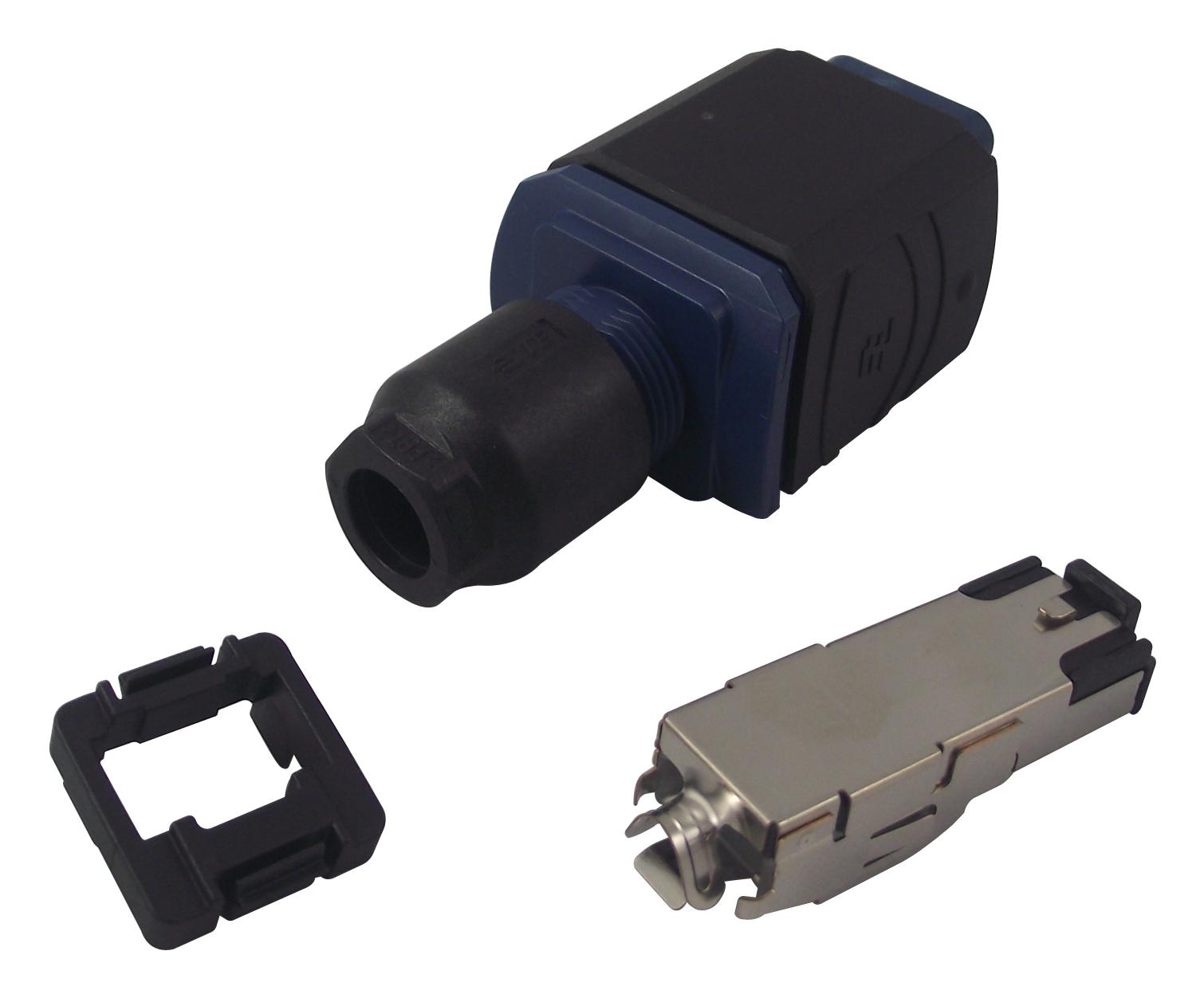 1987004-1 SEALED ETHERNET, RJ45, PLUG, 4POS, CAT5E TE CONNECTIVITY