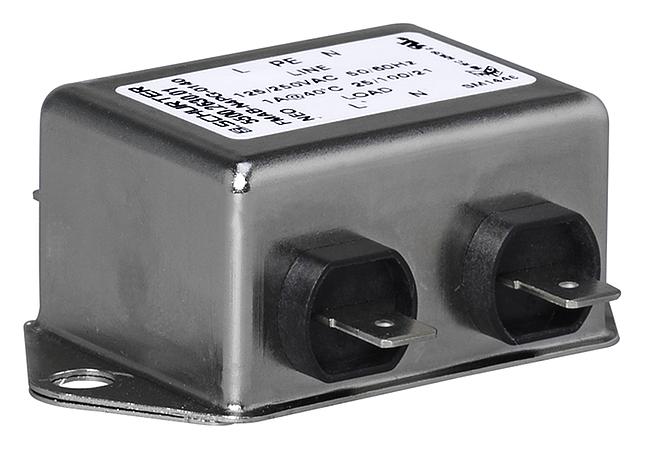 5500.2651.01 POWER LINE FILTER, 1 PHASE, 3A, 250VAC SCHURTER