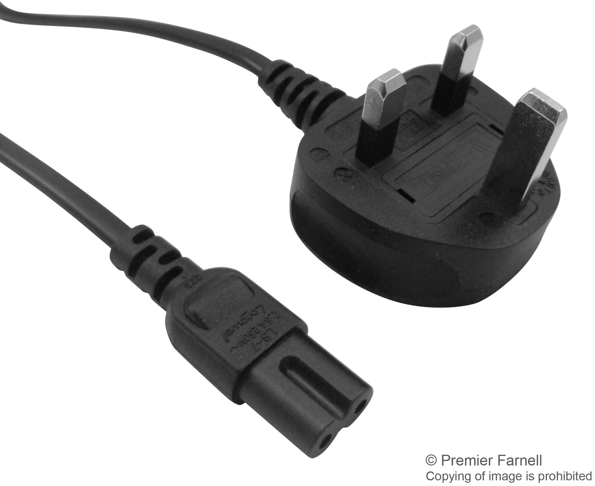 GW-85022 POWER CORD, UK PLUG-IEC C7, 1M MULTICOMP PRO