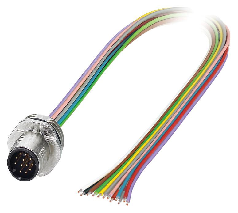 SACC-E-MS-12CON-M16/0,5 SCO SENSOR CORD, 12P, M12 PLUG-FREE END PHOENIX CONTACT