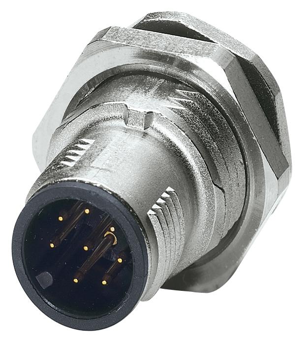 SACC-DSI-M12MS-8CON-M16 SENSOR CONNECTOR, M12, PLUG, 8POS, PANEL PHOENIX CONTACT