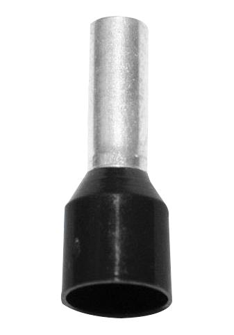18.80.150 TERMINAL, WIRE FERRULE, 15AWG, BLACK ETTINGER