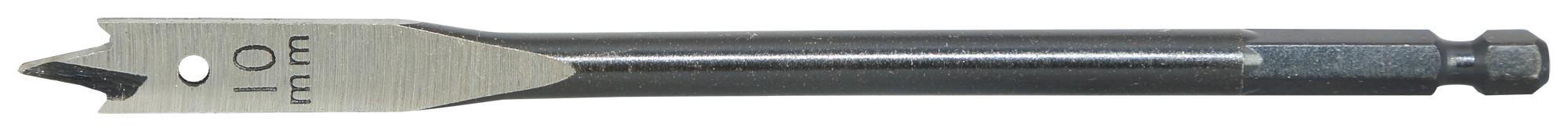 T2942-10 FLAT DRILL BIT, E6.3 DRIVE, 10MM, 160MM CK TOOLS