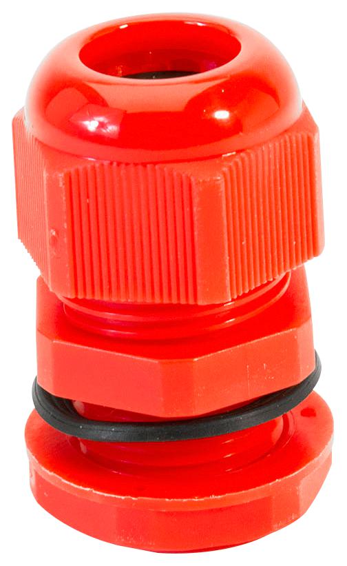 NGM16-RED CABLE GLAND, NYLON 6.6, 5MM-10MM, RED HELLERMANNTYTON