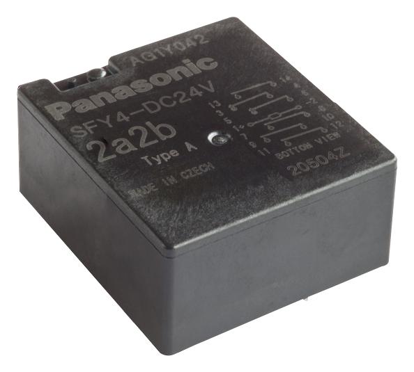 SFY2-DC12V SAFETY RELAY, DPST-NO, DPST-NC, 250V, 6A PANASONIC