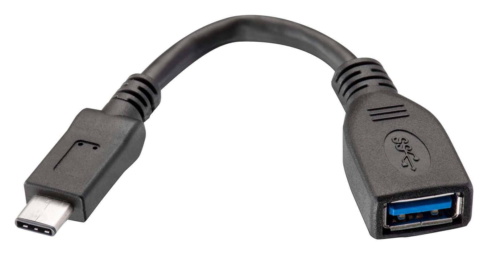 632905731122 USB CABLE, TYPE C PLUG-TYPE A RCPT, 0.5M WURTH ELEKTRONIK