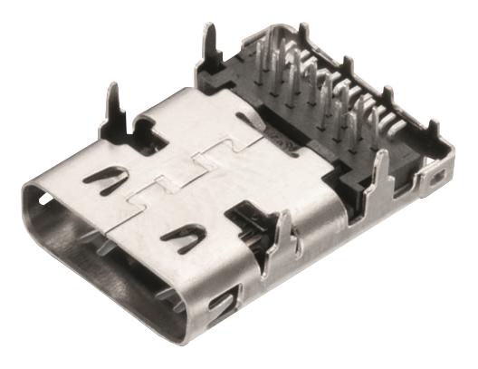 632723100021 USB CONNECTOR, 3.1 TYPE C, RCPT, THT/SMT WURTH ELEKTRONIK