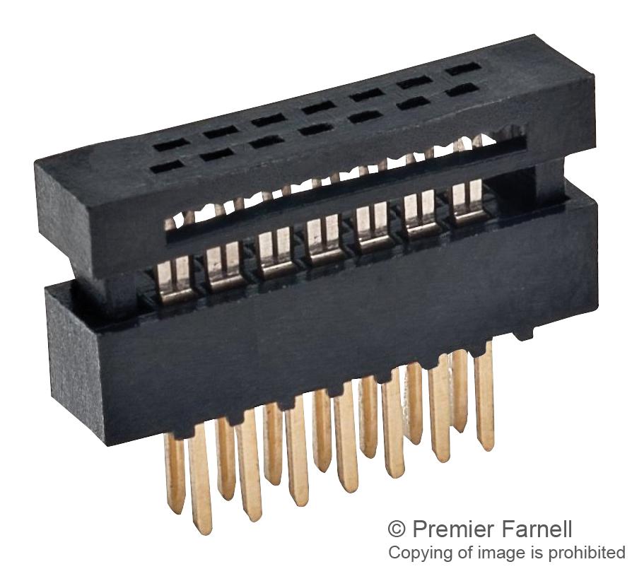 M50-3800742 CONNECTOR, HEADER, 14POS, 2ROW, 1.27MM HARWIN