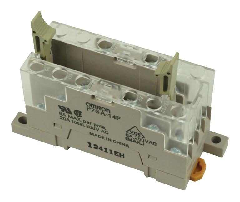 P7SA10FND DC24 RELAY SOCKET, TRACK-MNT, 4 POLE, 24VDC OMRON