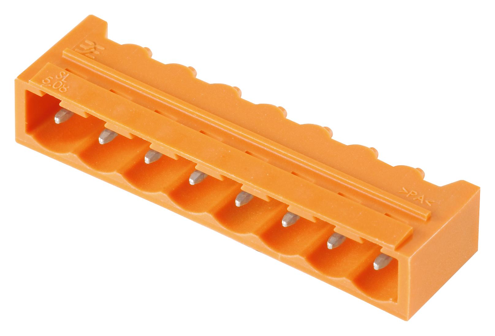 1147450000 TERMINAL BLOCK, HEADER, 8POS, TH WEIDMULLER