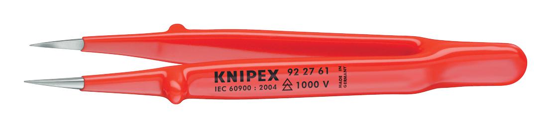 92 27 61 PRECISION TWEEZER, 130MM, STEEL KNIPEX