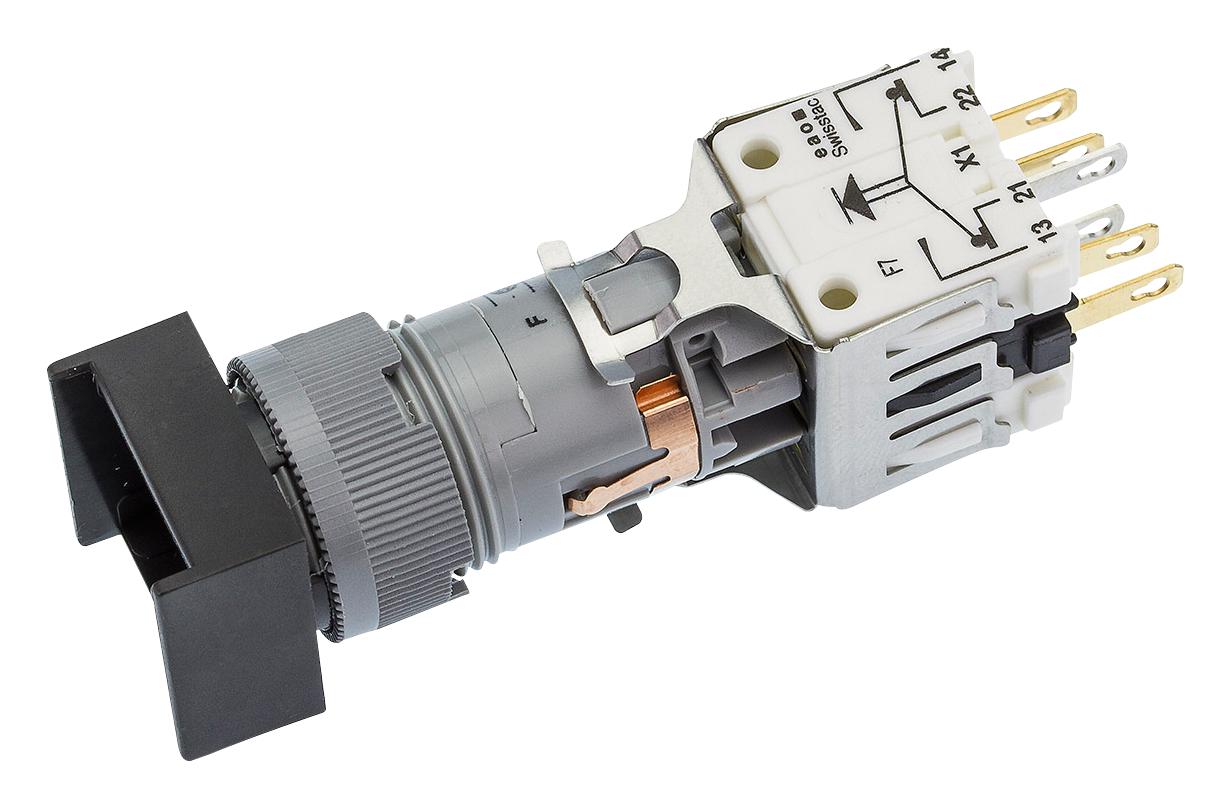 901F-000-00+200-4000-00 PB SWITCH, 55MM, 1NC/1NO, 250VAC, 5A EAO